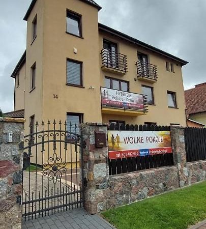 Hotel Hybryda Łeba Esterno foto